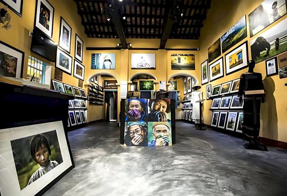 the vibrant interior of the Precious Heritage Art Gallery Museum in Hoi An.