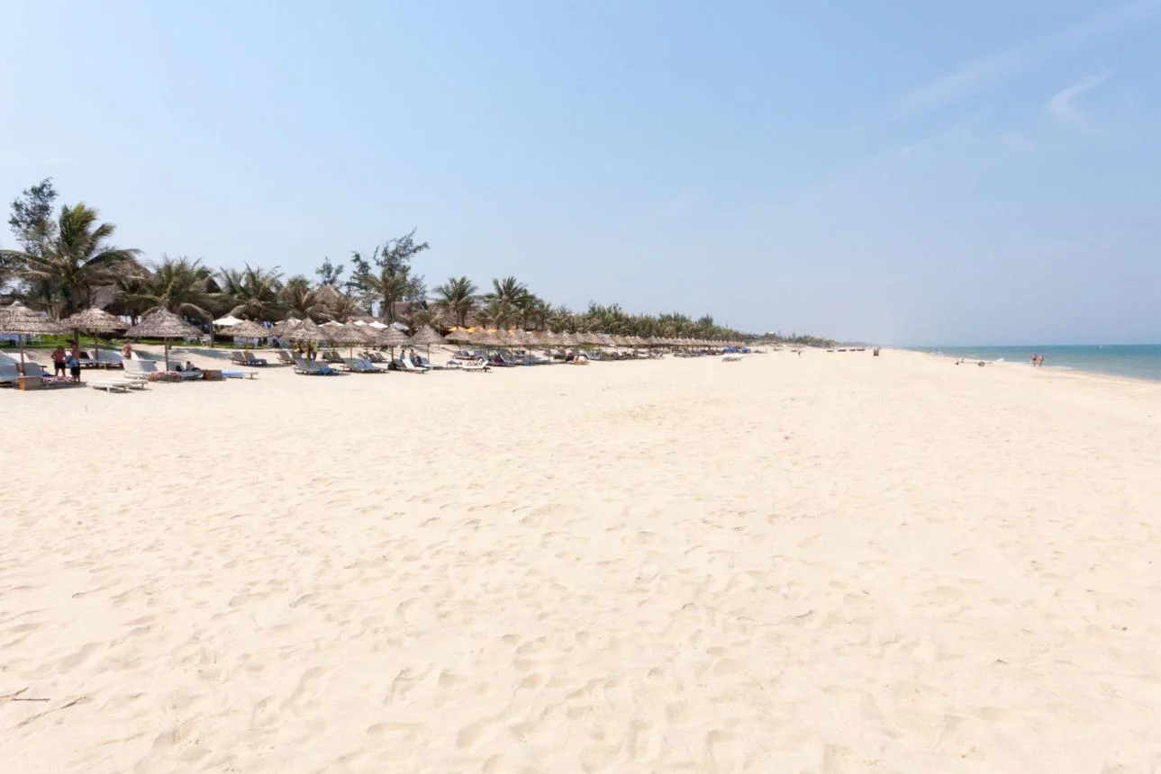 An Bang Beach near Hoi An on the Map of Hoi An Ancient Town