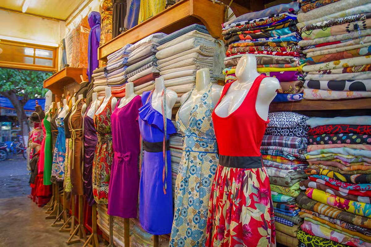 Silk and tailor-made clothing